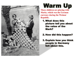 These children are playing with Marks, which was the German