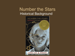 background info for numer the stars