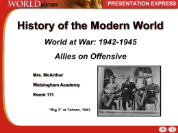 World at War-Allies on Offensive