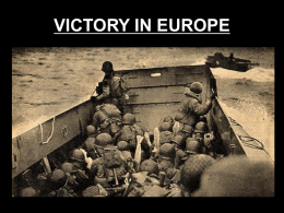victory in europe - Mr. Longacre`s US History Website