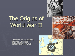 The Origins of WWII 08-09