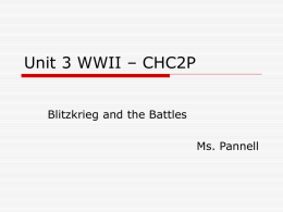 WW2 Battles