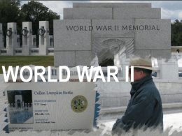 World War II - dbalmshistory