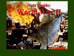 World War II Part 1