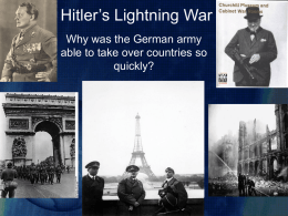 Hitler`s Lightning War – Western Front