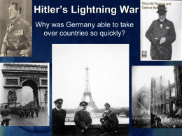 Hitler`s Lightning War – Western Front