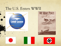 US Entry into World War II powerpoint link.