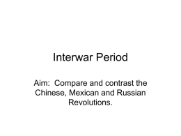 Copy of Interwar Period