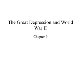 The Great Depression and World War II