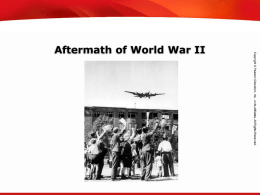 Aftermath of World War II