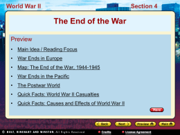 World War II Section 4