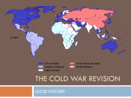 the cold war revision