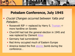 JP War conferences Potsdam 10 Version