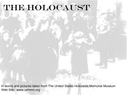 my holocaust presentation
