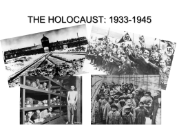 The Holocaust REV - Year10-Hist
