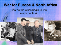Hitler`s Lightening War – Mediterranean & Eastern