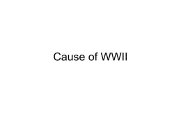 Cause of WWII - Cloudfront.net