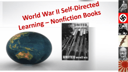 World War II Self- Directed Learning Nonfiction Book PPT