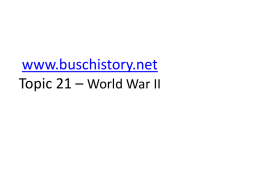 25 WWII - Buschistory
