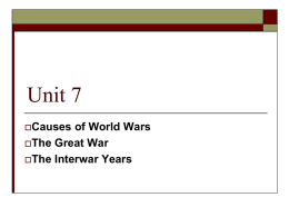 Unit 7 powerpoint and notes