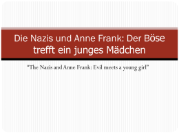 Die Nazis und Anne Frank