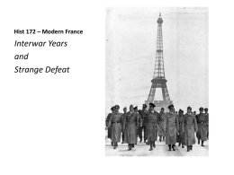 Hist 172 * Modern France