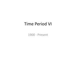 Time Period VI - Scott County Schools