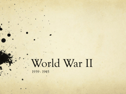 World War II - Alvinisd.net