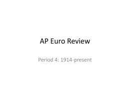 File - AP European History