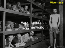 Experiences at Buchenwald