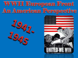 WWII American Perspectivex
