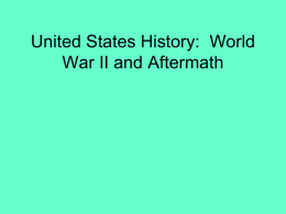 WWII US History