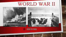 World War II - Houston ISD