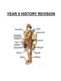 Yr9 Revision History 2016