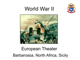 European Theater: June 1941