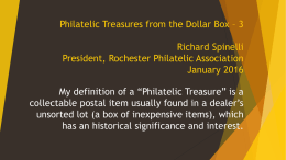 Philatelic Treasures From The Dollar Box