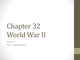Chapter 32 World War II