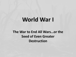 World War I 2015x