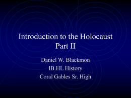 02 The Holocaust Part II