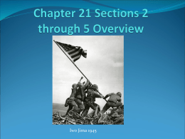 Chapter 21 Sections 2 through 4 Overview