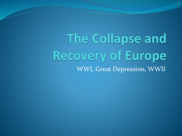 The Collapse and Recovery of Europe