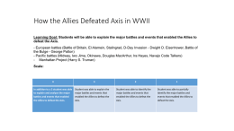WWII Battles PowerPoint