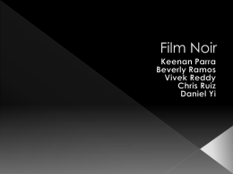 Film Noir - Varieur Film Studies