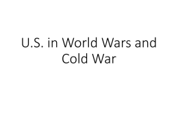 US in World Wars