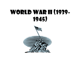 World War II PPT