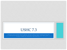 USHC 7.3