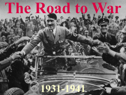 The Road to War: WWII