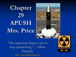 Chapter 29 APUSH Mrs. Price