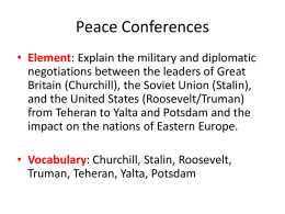 Peace Conferences