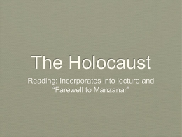 The Holocaust - MSU EdTech Sandbox
